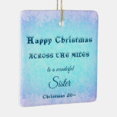 Over de Miles Kerstzuster Keramisch Ornament (Rechts)