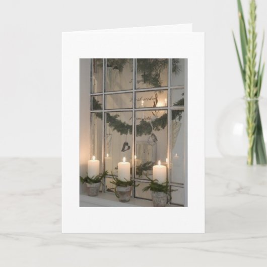 OVER DE MILES NAAR VRIENDEN MET KERSTIS FEESTDAGEN KAART (Voorkant)