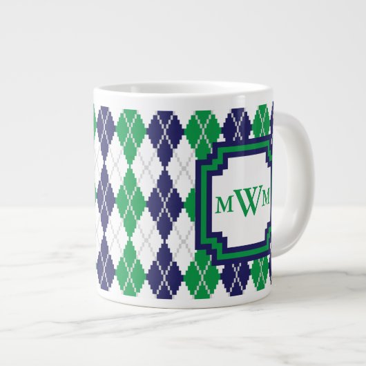 Over de Mok "Green Argyle Specialty" (Voorkant rechts)