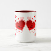 Over de mok van het afdrukhart (Midden)