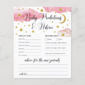 Over de Moon Baby Advice and Predication Card (Voorkant)