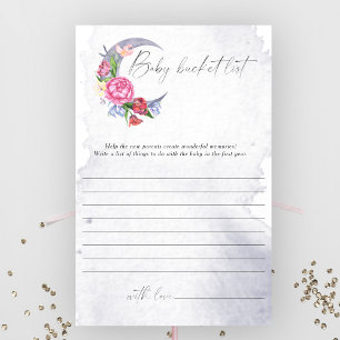 Over de Moon Baby bucket list spel