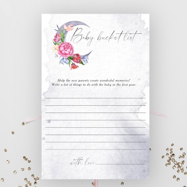 Over de Moon Baby bucket list spel (Creator heeft geüpload)