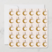 Over de Moon Baby Girl Shower Kaart (Achterkant)