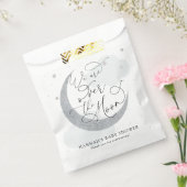 Over de Moon Baby shower Favor Bag Bedankzakje (Gezegeld)
