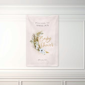 Over de Moon Boho Gold Dust & Clouds Banner