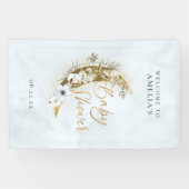 Over de Moon Boho Gold Dust & Clouds Banner (Horizontaal)