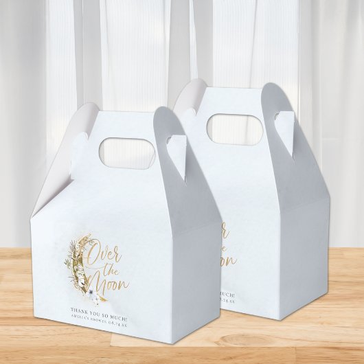 Over de Moon Boho Gold Dust & Clouds Bedankdoosjes