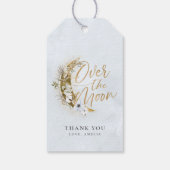 Over de Moon Boho Gold Dust & Clouds Gift Labels Cadeaulabel (Achterkant)