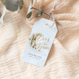 Over de Moon Boho Gold Dust & Clouds Gift Labels Cadeaulabel