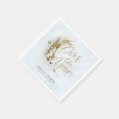 Over de Moon Boho Gold Dust & Clouds Napkins Servet (Hoek)