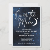 Over de Moon Engagement Party Kaart (Voorkant)