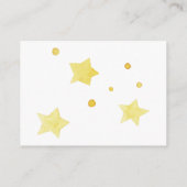 Over de moon Teddy Bear Diaper Raffle Informatiekaartje (Achterkant)