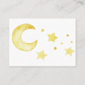 Over de Moon Teddy Bear Yellow Books voor Baby Informatiekaartje (Achterkant)