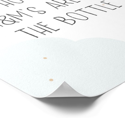 Over de Moon Twinkle Star denk je hoeveel Snoepjes Poster (Hoek)