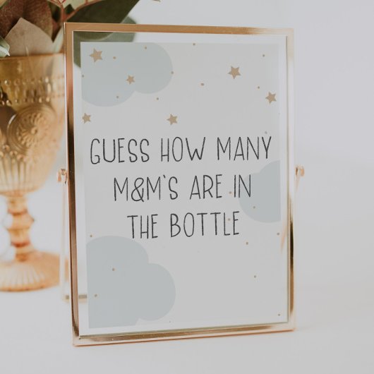 Over de Moon Twinkle Star denk je hoeveel Snoepjes Poster