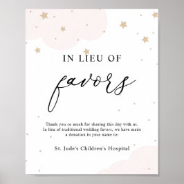 Over de moon Twinkle Star in Lieu Favors Post Poster