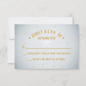 Over de Moon Wedding RSVP-kaart II RSVP Kaartje (Achterkant)