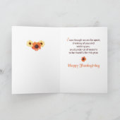 Over de Muren op de Thanksgiving Wreath Kaart (Binnen)