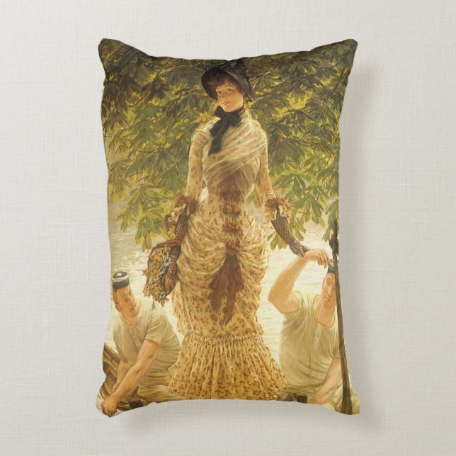Over de namen van James Tissot,  realisme Accent Kussen (Voorkant(Verticaal))