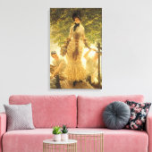 Over de namen van James Tissot, realisme Canvas Afdruk (Insitu (Woonkamer))