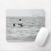 Over de oceaan - Mousepad Muismat (Met muis)