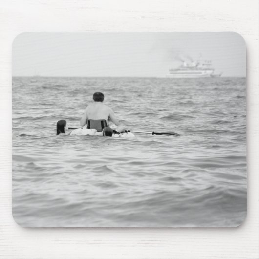 Over de oceaan - Mousepad Muismat (Voorkant)