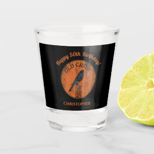 Over de oude beugel van de beugel shot glas