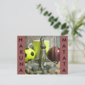 Over de Pitch & Crease: Football Cricket Blend Briefkaart (Staand voorkant)