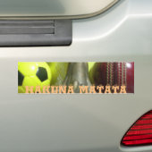 Over de Pitch & Crease: Football Cricket Blend Bumpersticker (Op auto)
