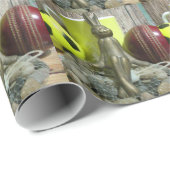 Over de Pitch & Crease: Football Cricket Blend Cadeaupapier (Rol Hoek)