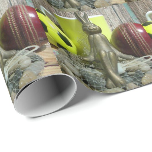 Over de Pitch & Crease: Football Cricket Blend Cadeaupapier (Rol Hoek)