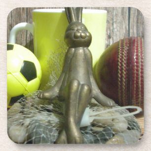 Over de Pitch & Crease: Football Cricket Blend Drankjes Onderzetter