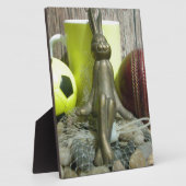 Over de Pitch & Crease: Football Cricket Blend Fotoplaat (Zijkant)