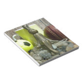 Over de Pitch & Crease: Football Cricket Blend Notitieblok (Schuin)