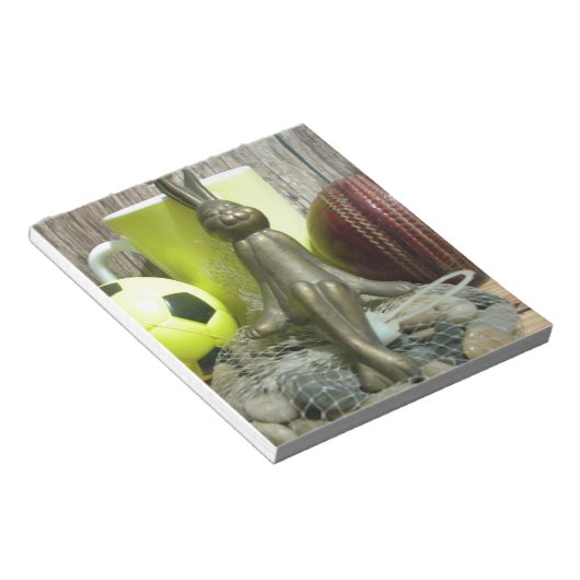 Over de Pitch & Crease: Football Cricket Blend Notitieblok (Schuin)