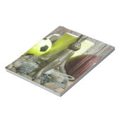 Over de Pitch & Crease: Football Cricket Blend Notitieblok (Linkerzijde)