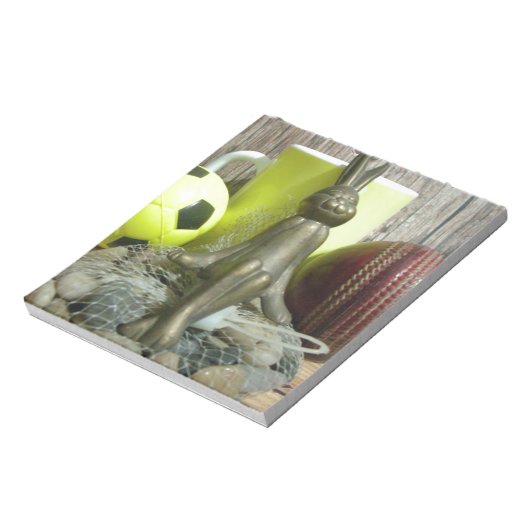 Over de Pitch & Crease: Football Cricket Blend Notitieblok (Linkerzijde)