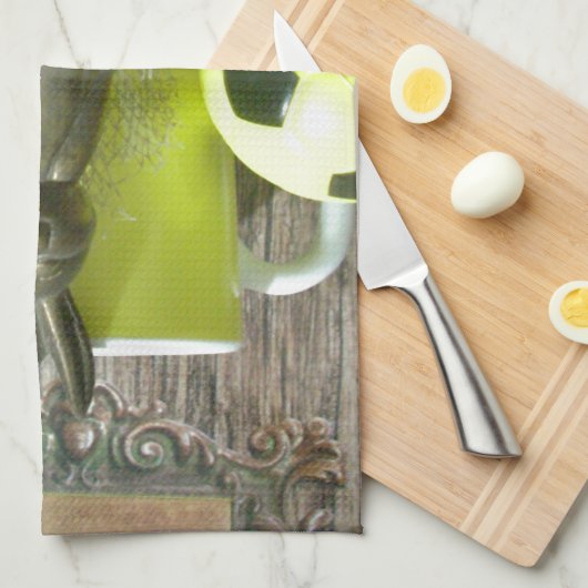 Over de Pitch & Crease: Football Cricket Blend Theedoek (Quarter Fold)