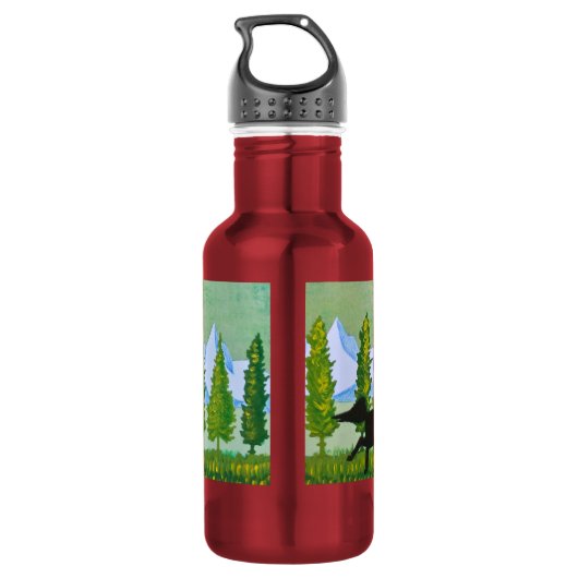 Over de Prairie Waterfles (Achterkant)