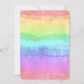 Over de Rainbow Kids Verjaardag uitnodiging (Achterkant)