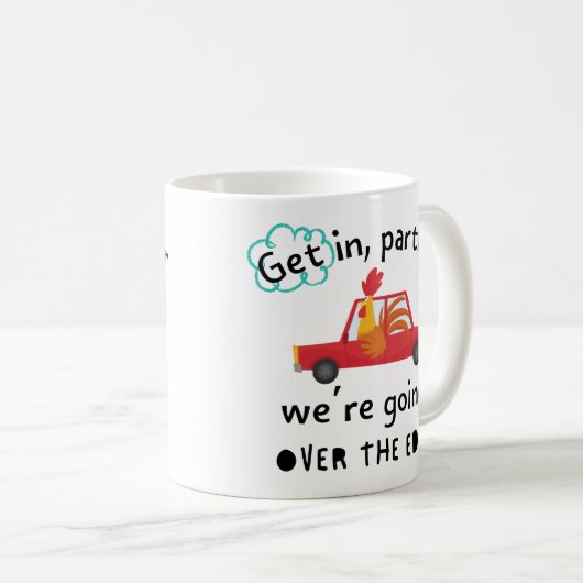 Over de rand koffiemok (Voorkant rechts)