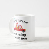 Over de rand koffiemok (Voorkant links)