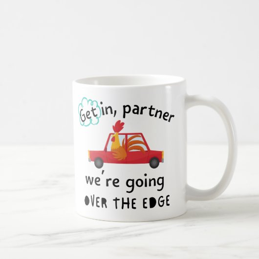 Over de rand koffiemok (Rechts)