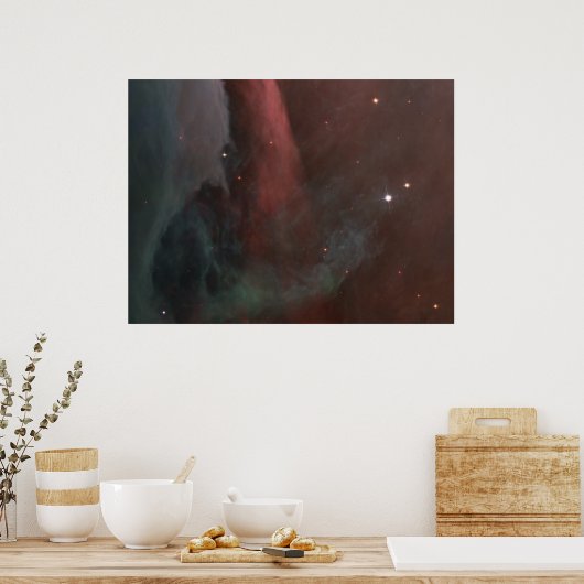 Over de rand poster (Keuken)