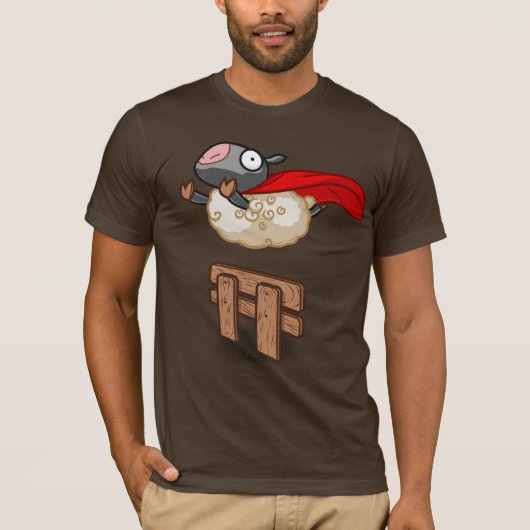 Over de rand t-shirt (Voorkant)