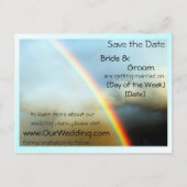 OVER DE REGENBOOG AANKONDIGINGSKAART (Voorkant)