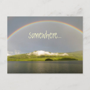 Over de regenboog briefkaart