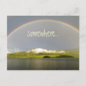 Over de regenboog briefkaart (Voorkant)