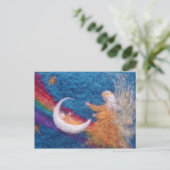 Over de regenboog briefkaart (Staand voorkant)